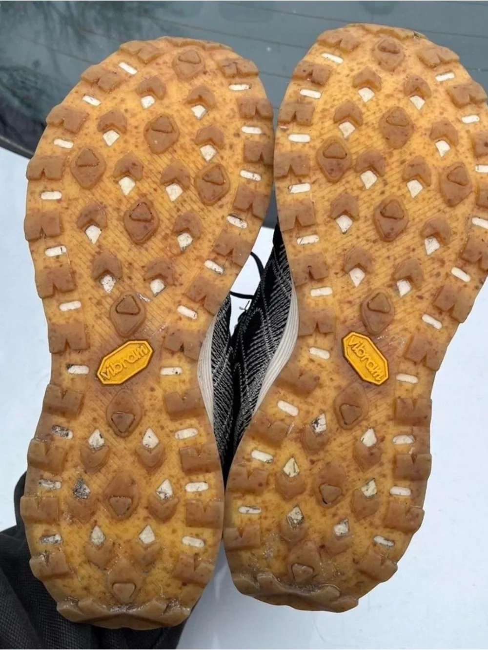 Merrell Black and White Trail Sneakers